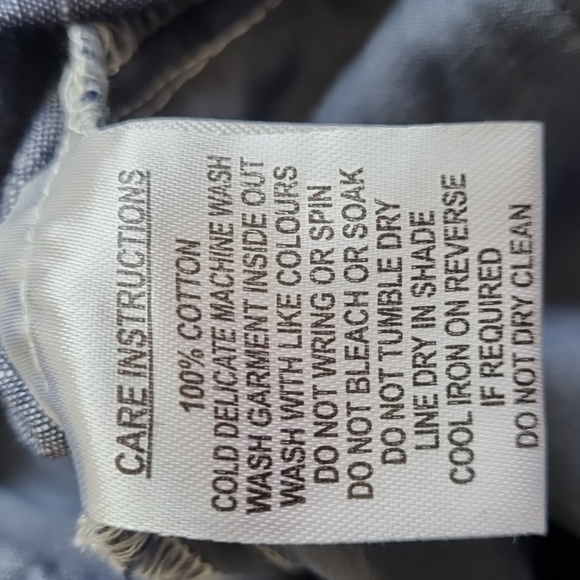 Princess Highway, denim look shorts, tie waist, high waist, pockets, size 10 - Picture 7 of 7